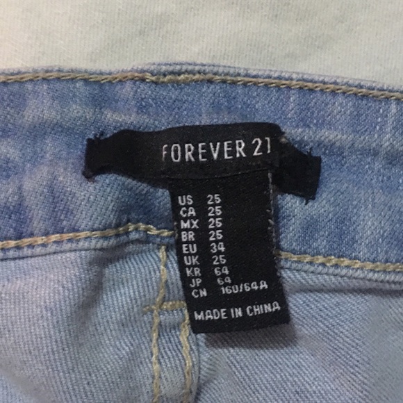 Forever 21 Ombre Frayed Jeans - Picture 4 of 4
